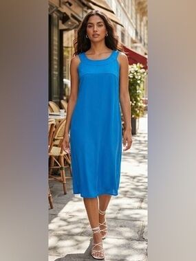 Buy 2 for 20$ ✌🏻 H&M Vibrant Blue Midi Shift Dress